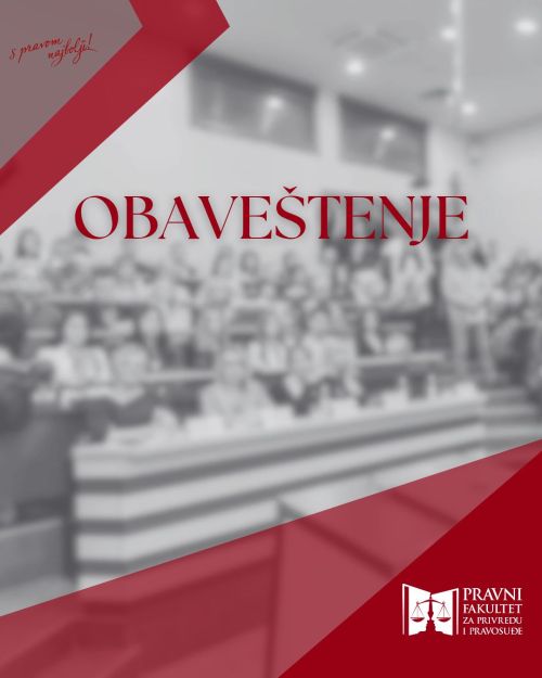 Obaveštenje za studente